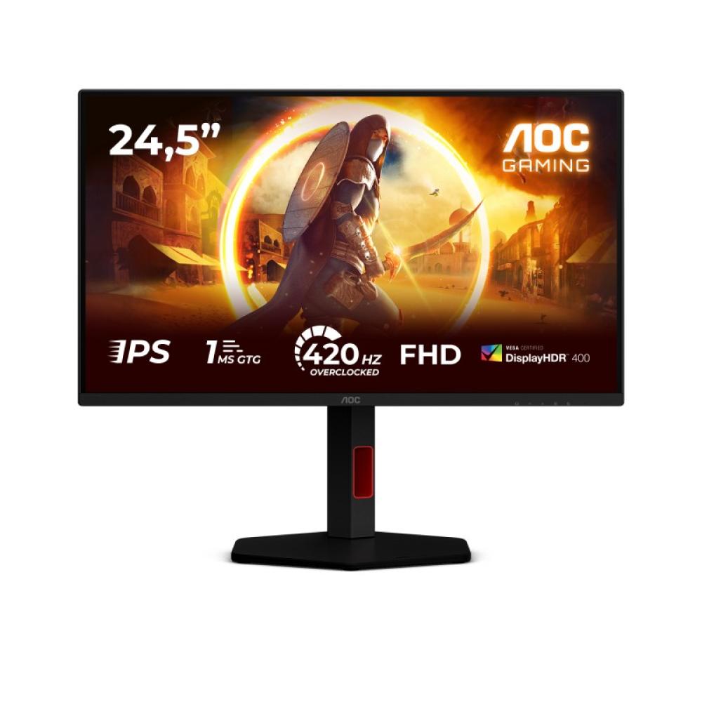 AOC - G4 25G4KUR pantalla para PC 62,2 cm (24.5") 1920 x 1080 Pixeles Full HD LED Negro, Rojo