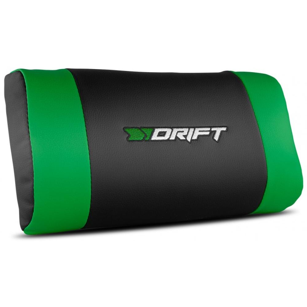 DRIFT - DR250 Silla para videojuegos de PC Asiento acolchado tapizado Negro, Verde