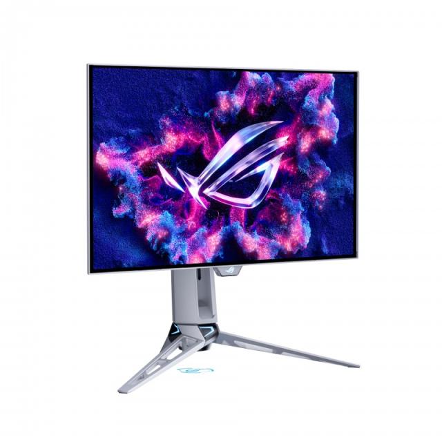 ASUS - ROG Swift OLED PG27AQWP-W pantalla para PC 67,3 cm (26.5") 2560 x 1440 Pixeles Quad HD LCD Plata