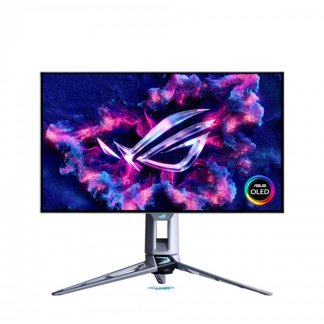 ASUS - ROG Swift OLED PG27AQWP-W pantalla para PC 67,3 cm (26.5") 2560 x 1440 Pixeles Quad HD LCD Plata