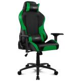 DRIFT - DR250 Silla para videojuegos de PC Asiento acolchado tapizado Negro, Verde