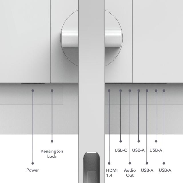 Lenovo - L24D-4C pantalla para PC 60,5 cm (23.8") 1920 x 1080 Pixeles Full HD LCD Gris