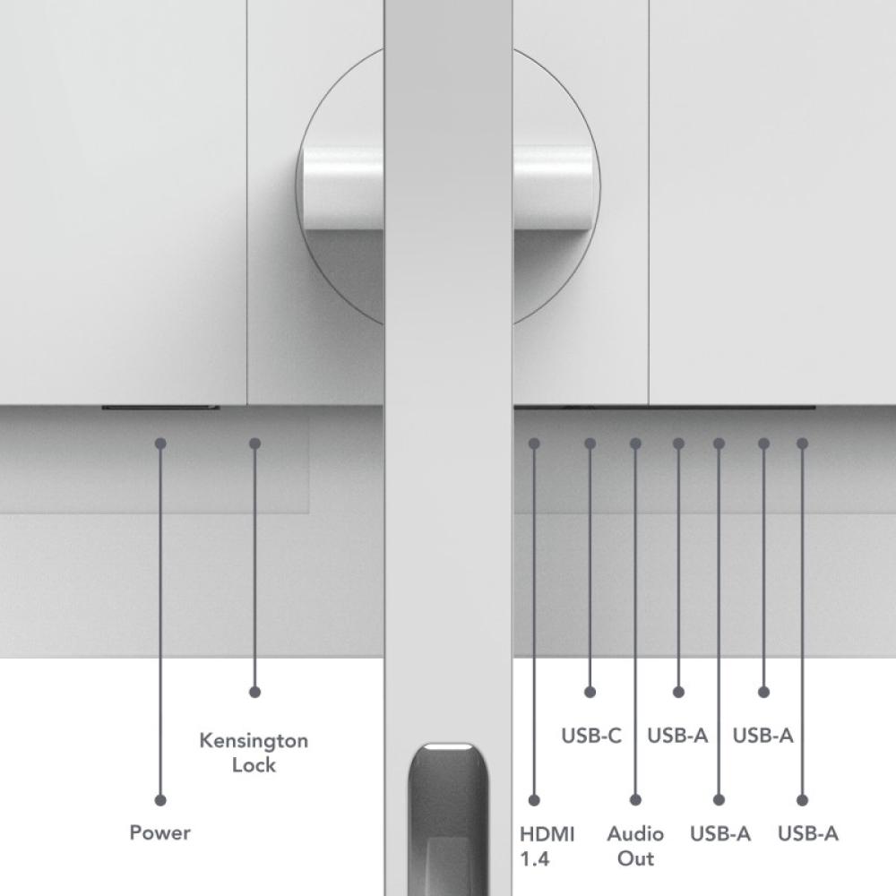 Lenovo - L24D-4C pantalla para PC 60,5 cm (23.8") 1920 x 1080 Pixeles Full HD LCD Gris