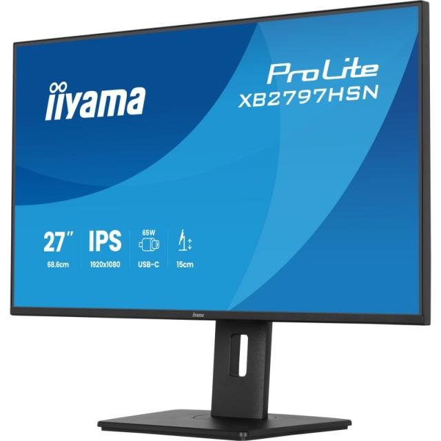 iiyama - ProLite XB2797HSN-B1 pantalla para PC 68,6 cm (27") 1920 x 1080 Pixeles Full HD LCD Negro