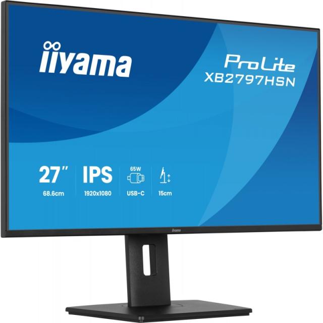 iiyama - ProLite XB2797HSN-B1 pantalla para PC 68,6 cm (27") 1920 x 1080 Pixeles Full HD LCD Negro