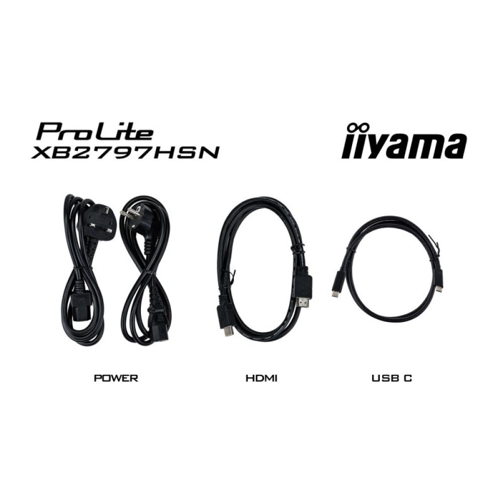 iiyama - ProLite XB2797HSN-B1 pantalla para PC 68,6 cm (27") 1920 x 1080 Pixeles Full HD LCD Negro