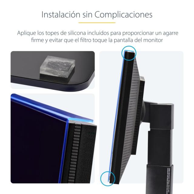 StarTech.com - Filtro de Privacidad 16:9 para Monitor de 27" - Colgante - Protector Acrílico de Pantalla - Ángulo de Visión de +