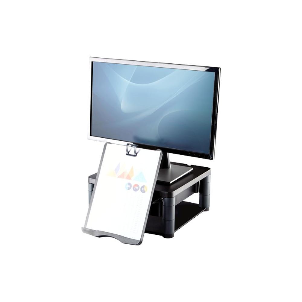 Fellowes - 9169501 soporte para monitor 53,3 cm (21") Grafito Escritorio
