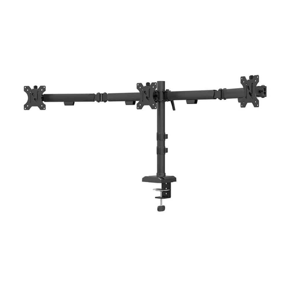 Neomounts - DS60-600BL3 Brazo de monitor 10-27" - Quick-fix - Tope-a-180°