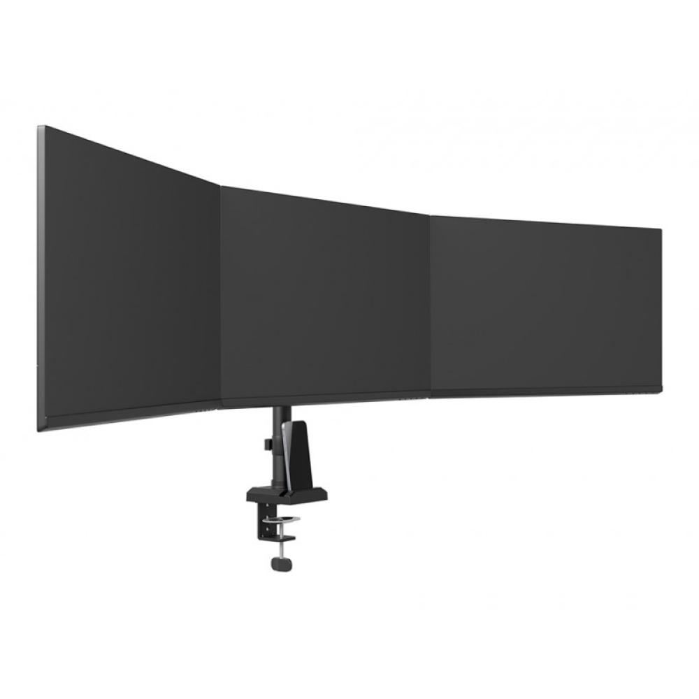 Neomounts - DS60-600BL3 Brazo de monitor 10-27" - Quick-fix - Tope-a-180°