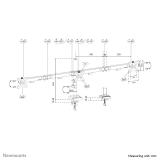 Neomounts - DS60-600BL3 Brazo de monitor 10-27" - Quick-fix - Tope-a-180°