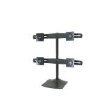 Ergotron - DS Series DS100 Quad Monitor Desk Stand 61 cm (24") Escritorio Negro