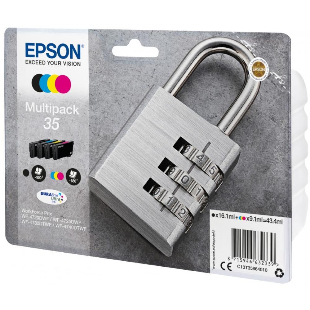 Epson - Padlock Multipack 4-colours 35 DURABrite Ultra Ink