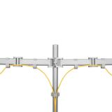 Neomounts - NM-D135DSILVER Brazo de monitor 10-27"