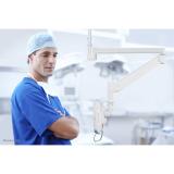 Neomounts - FPMA-HAC100 Soporte de techo para monitor médico 10-24" - alt. 0-170 cm - resorte de gas