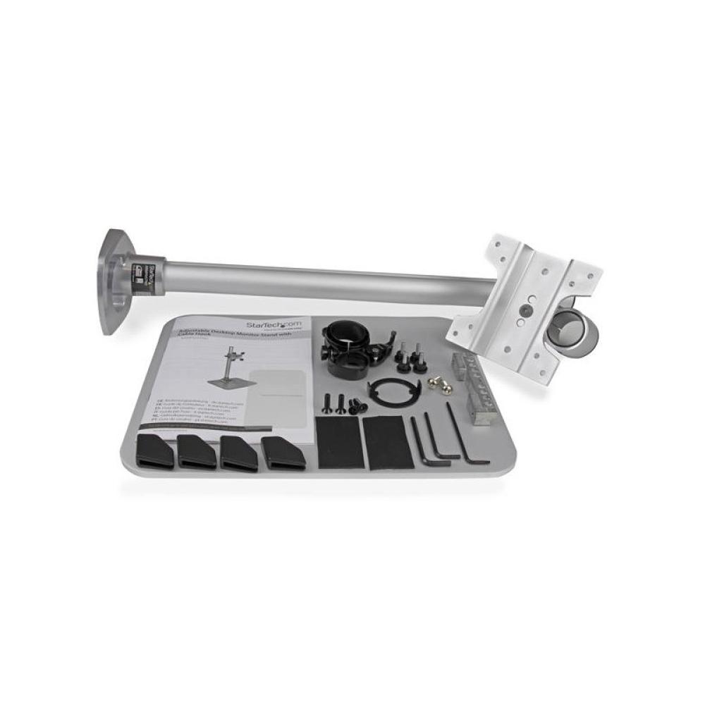 StarTech.com - Base de Sobremesa para un Monitor hasta 34" (14Kg)- Ajustable - de Acero - Plateado