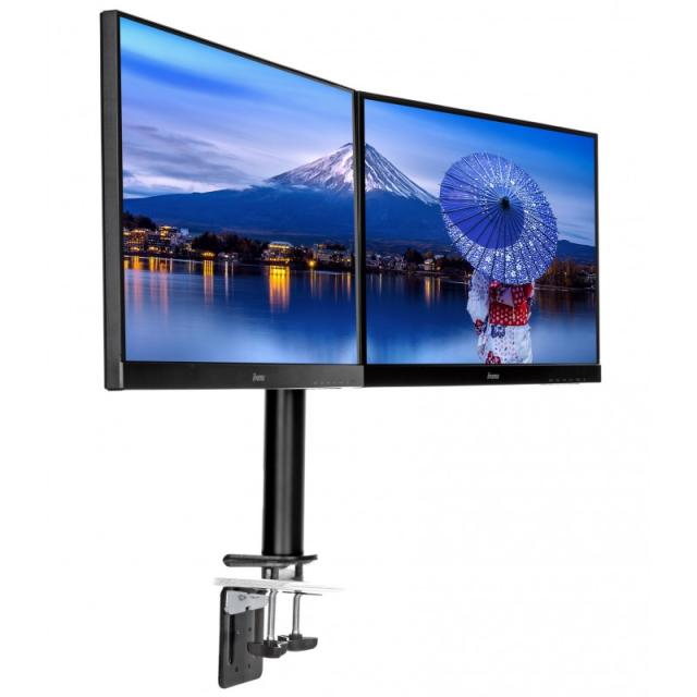 iiyama - DS1002C-B1 soporte para monitor 76,2 cm (30") Escritorio Negro