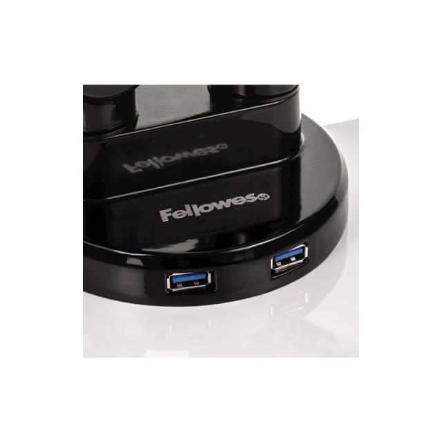Fellowes - Platinum Series 8043401 soporte para monitor 81,3 cm (32") Escritorio Negro