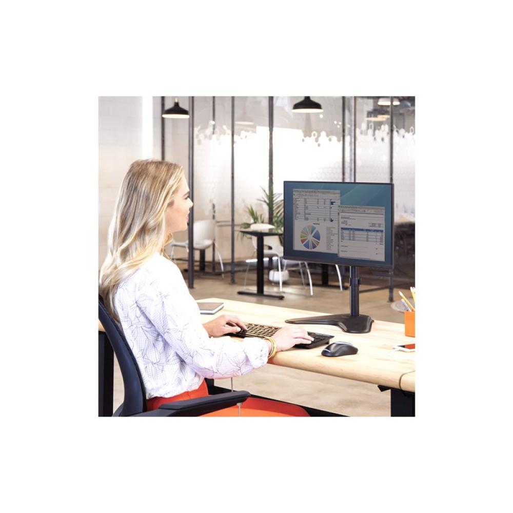 Fellowes - Seasa 8049601 soporte para monitor 81,3 cm (32") Escritorio Negro