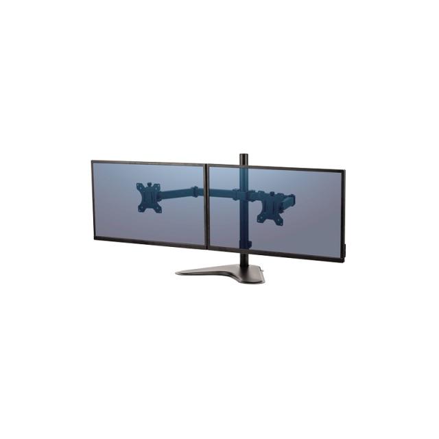 Fellowes - Seasa 8043701 soporte para monitor 68,6 cm (27") Escritorio Negro