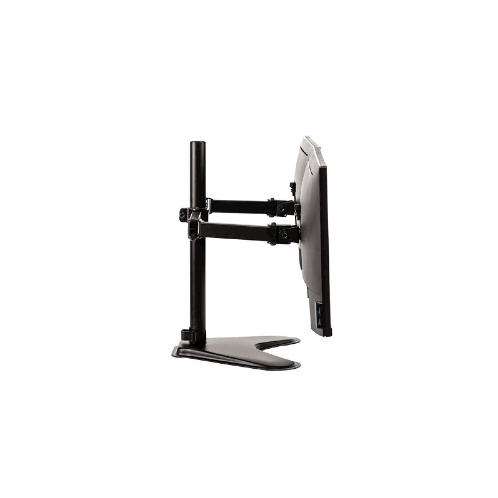 Fellowes - Seasa 8043701 soporte para monitor 68,6 cm (27") Escritorio Negro