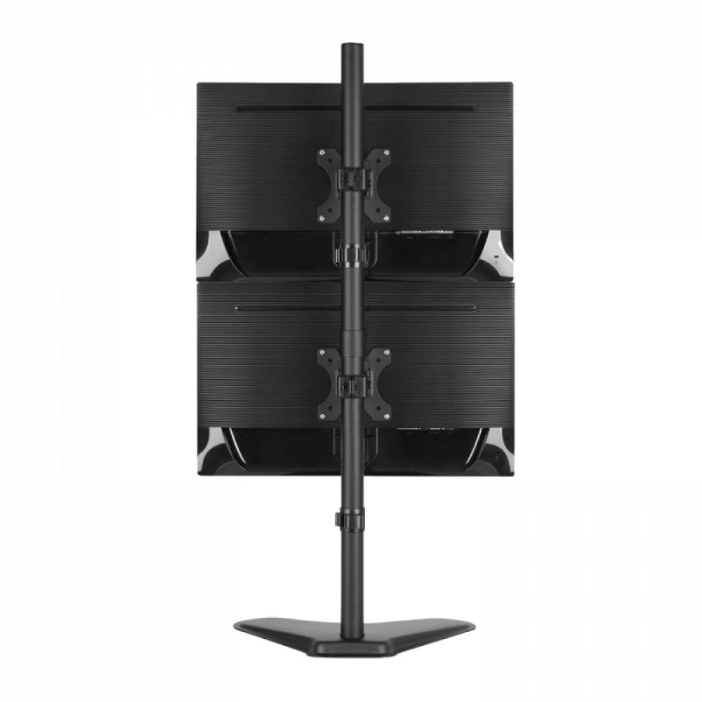 V7 - DS1FSDS soporte para monitor 68,6 cm (27") Negro Escritorio
