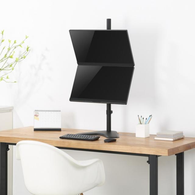 V7 - DS1FSDS soporte para monitor 68,6 cm (27") Negro Escritorio