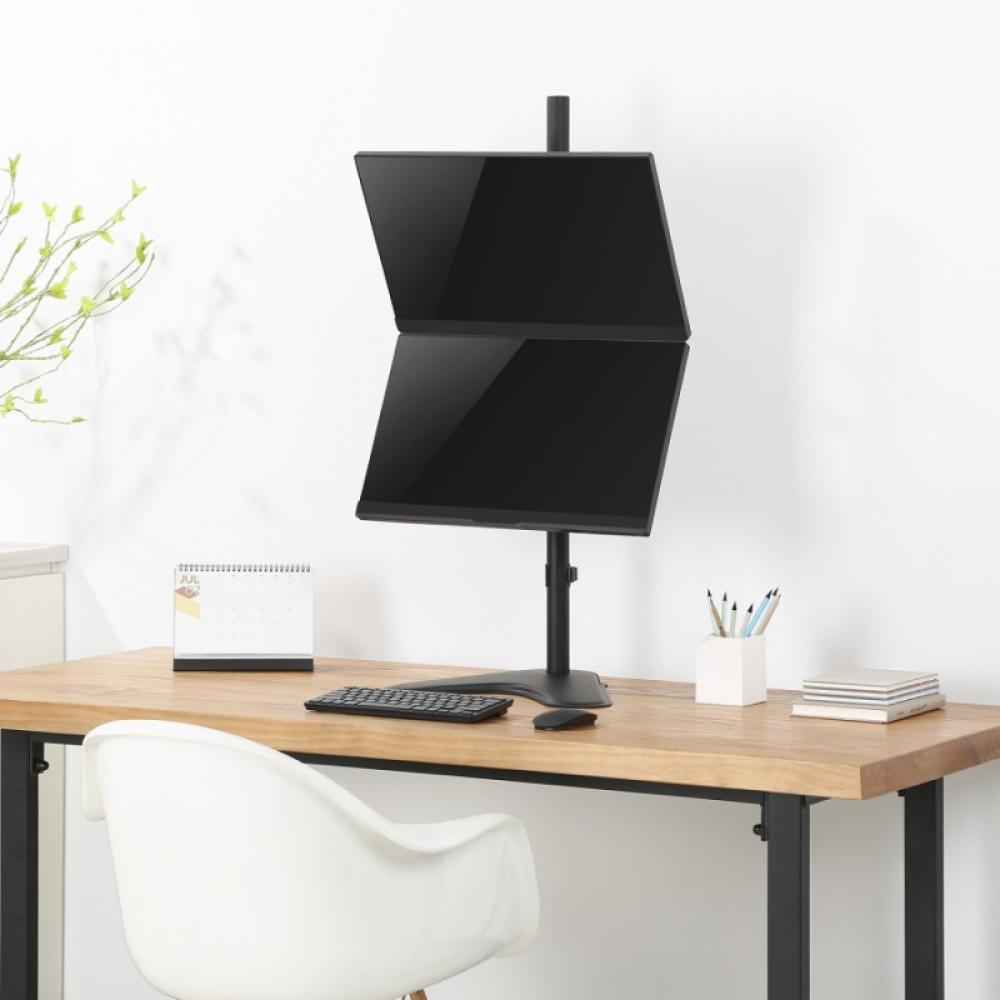 V7 - DS1FSDS soporte para monitor 68,6 cm (27") Negro Escritorio