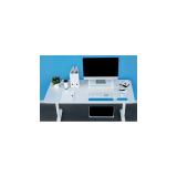 Leitz - 65040036 soporte para monitor 68,6 cm (27") Escritorio Azul, Blanco
