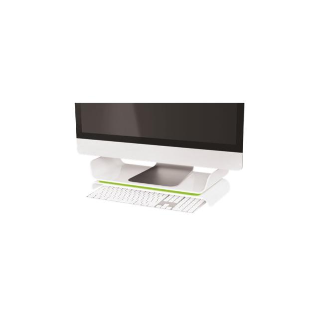 Leitz - 65040054 soporte para monitor 68,6 cm (27") Escritorio Verde, Blanco