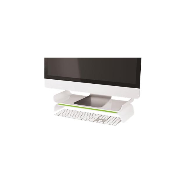 Leitz - 65040054 soporte para monitor 68,6 cm (27") Escritorio Verde, Blanco