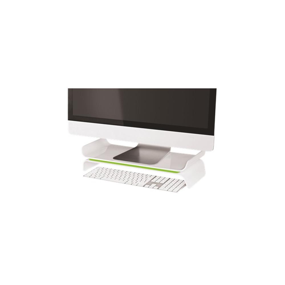 Leitz - 65040054 soporte para monitor 68,6 cm (27") Escritorio Verde, Blanco