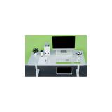 Leitz - 65040054 soporte para monitor 68,6 cm (27") Escritorio Verde, Blanco