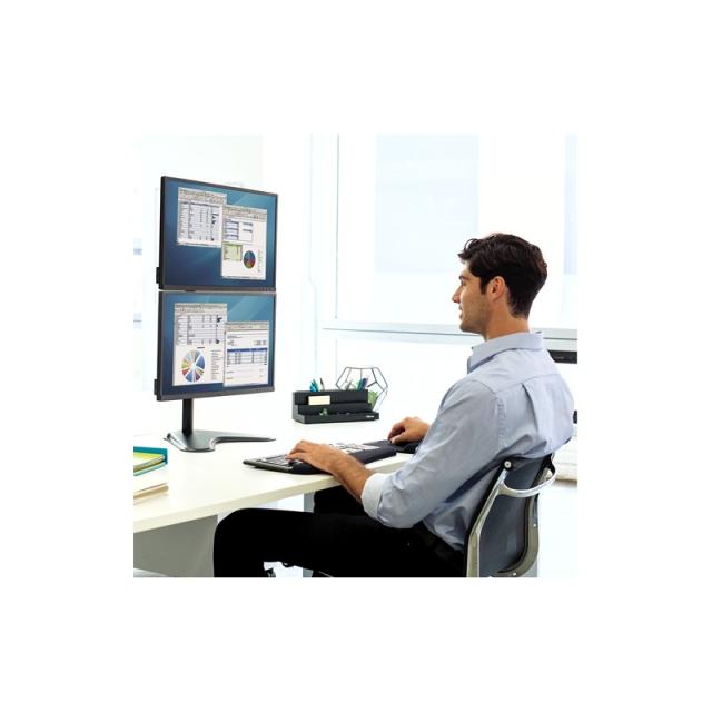 Fellowes - Seasa 8044001 soporte para monitor 81,3 cm (32") Escritorio Negro