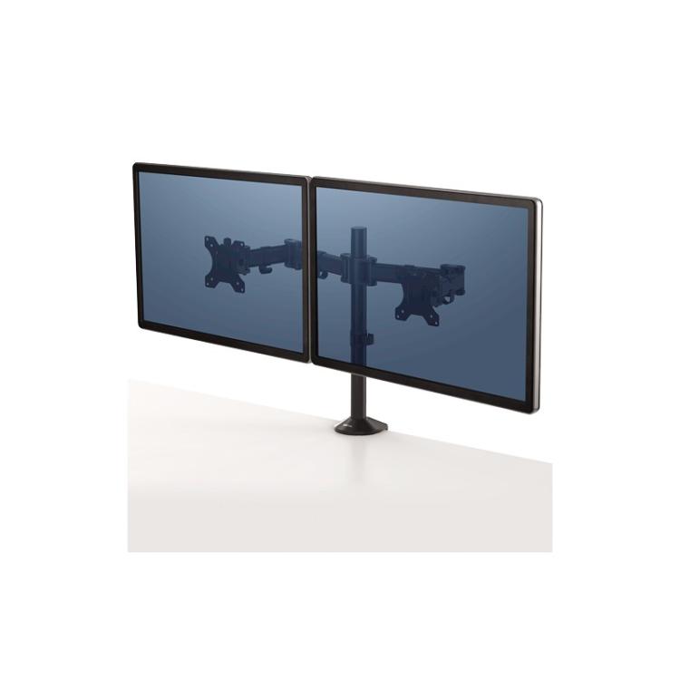 Fellowes - Reflex 8502601 soporte para monitor 68,6 cm (27") Escritorio Negro