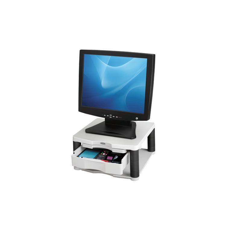 Fellowes - 91713 soporte para monitor 53,3 cm (21") Platino Escritorio
