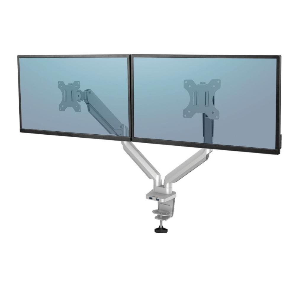 Fellowes - Platinum Series 8056501 soporte para monitor 101,6 cm (40") Pared Plata