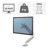 Fellowes - Platinum Series 8056401 soporte para monitor 101,6 cm (40") Escritorio Plata