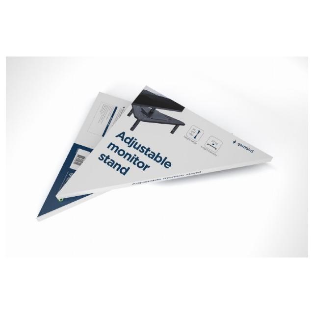 Gembird - MS-TABLE-02 soporte para monitor Escritorio Negro