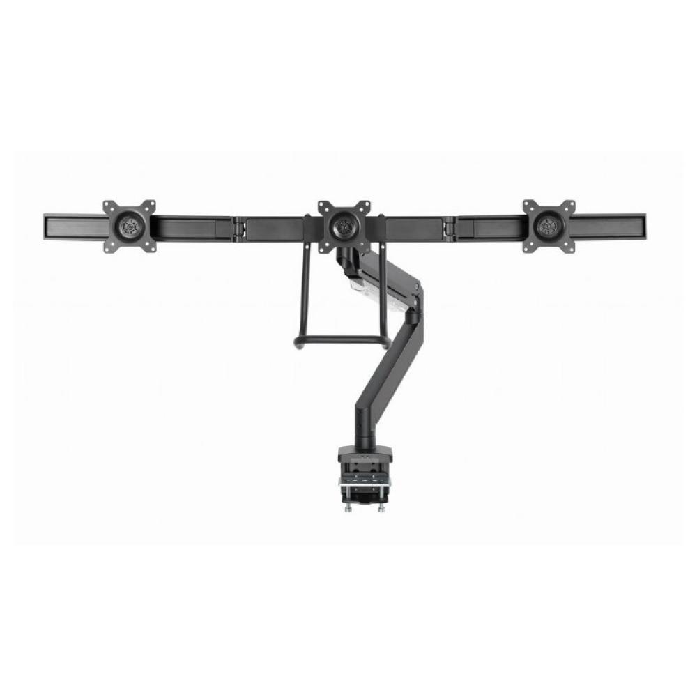 Gembird - MA-DA3-03 soporte para monitor 68,6 cm (27") Escritorio Negro