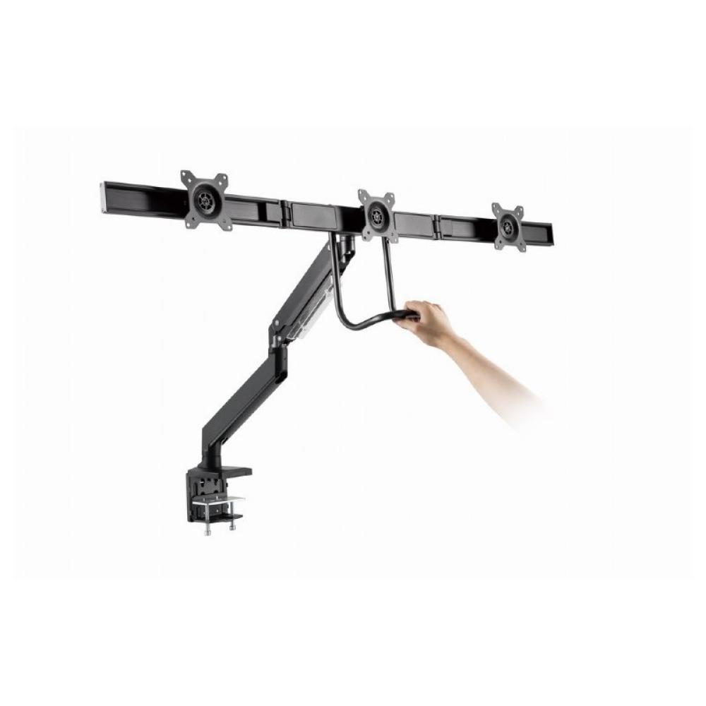 Gembird - MA-DA3-03 soporte para monitor 68,6 cm (27") Escritorio Negro