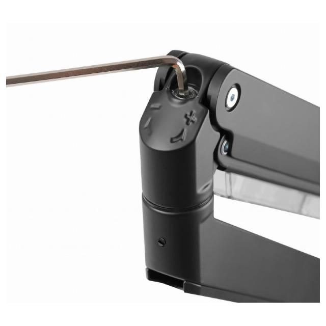 Gembird - MA-DA3-03 soporte para monitor 68,6 cm (27") Escritorio Negro