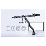 Gembird - MA-DA3-03 soporte para monitor 68,6 cm (27") Escritorio Negro