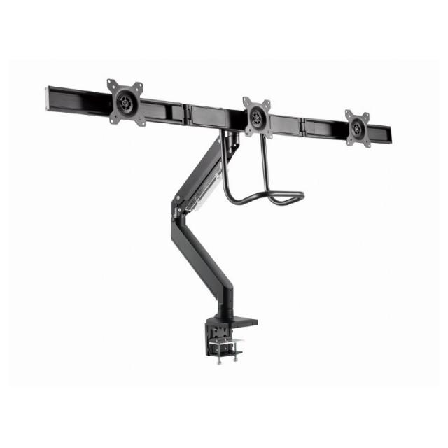 Gembird - MA-DA3-03 soporte para monitor 68,6 cm (27") Escritorio Negro