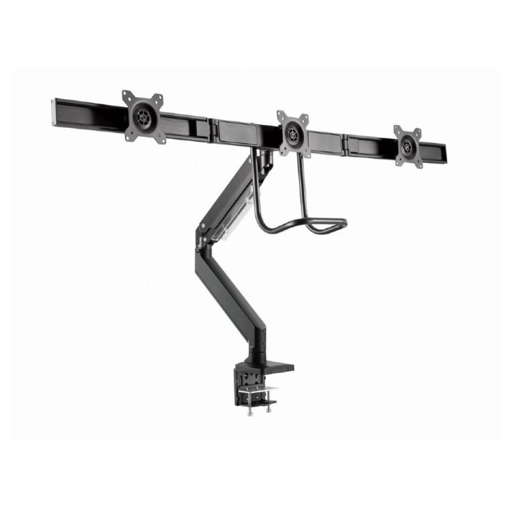 Gembird - MA-DA3-03 soporte para monitor 68,6 cm (27") Escritorio Negro
