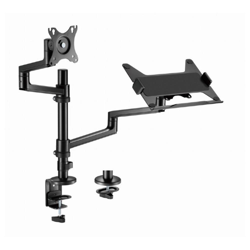 Gembird - MA-DA-04 soporte para monitor 81,3 cm (32") Escritorio Negro