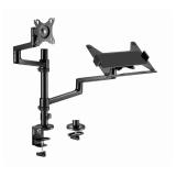 Gembird - MA-DA-04 soporte para monitor 81,3 cm (32") Escritorio Negro