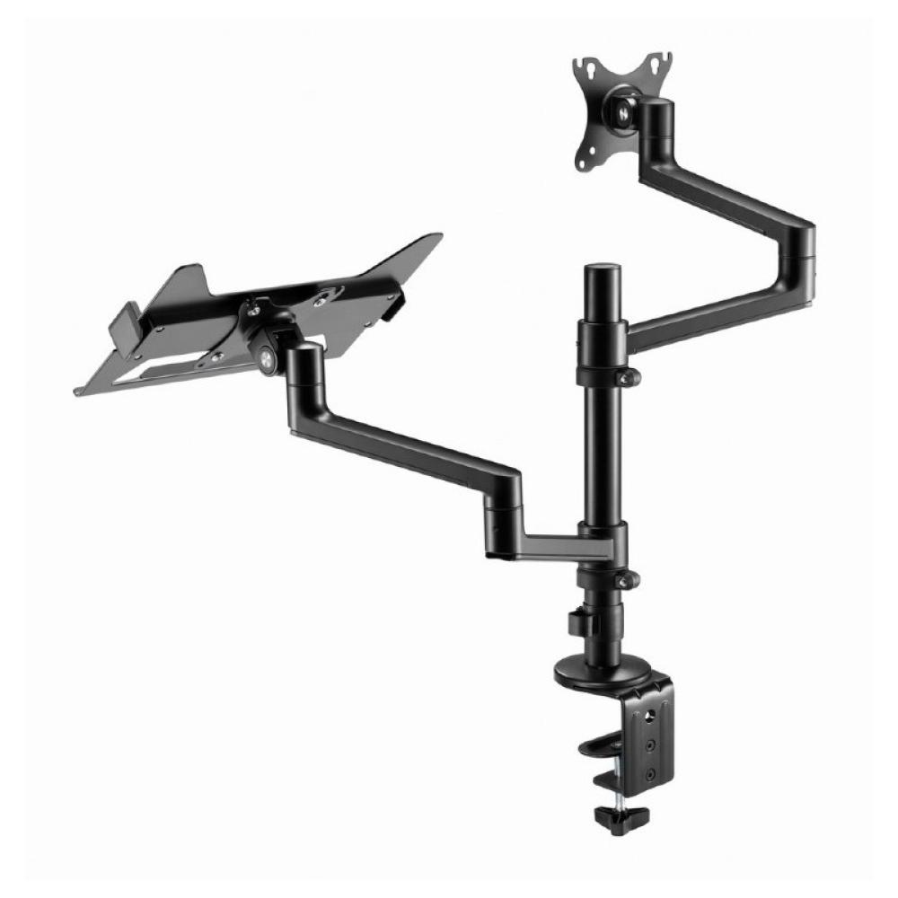 Gembird - MA-DA-04 soporte para monitor 81,3 cm (32") Escritorio Negro