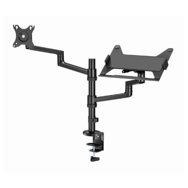 Gembird - MA-DA-04 soporte para monitor 81,3 cm (32") Escritorio Negro