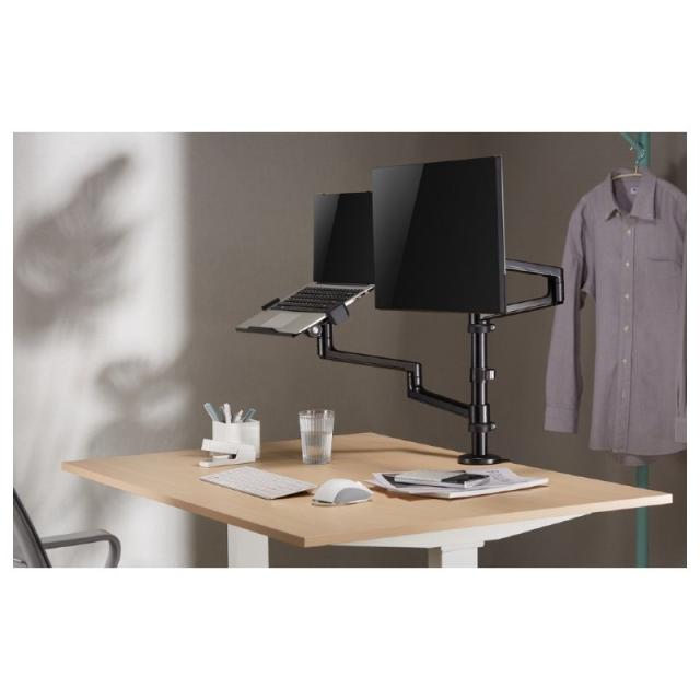 Gembird - MA-DA-04 soporte para monitor 81,3 cm (32") Escritorio Negro